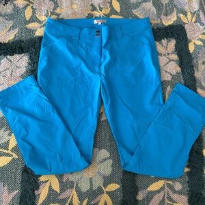Anatomie Cropped Cargo Pants Bright Blue Travel Sz XL